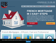 Tablet Screenshot of frenchmortgagexpress.com